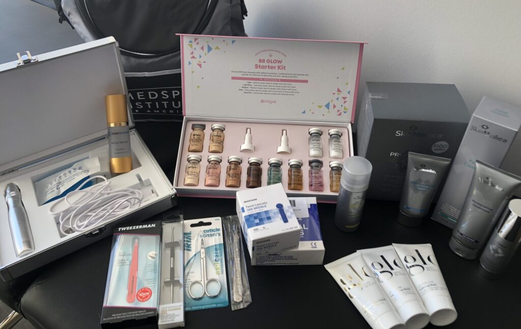 Example of AP esthetics kit